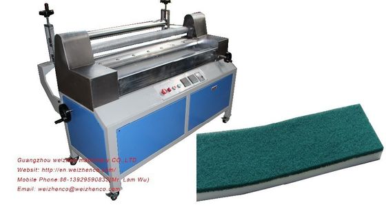 AC380/50HZ Verticale schuim snijmachine met warm gesmolten lijm lamineerfunctie
