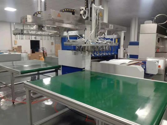 250-takt volledig automatische PVC/PET/PE/PS Plastic Blister Hydraulische die cutting machine met mechanische klauw