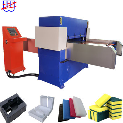 1200 mm L*W PE-verpakkingsfoam automatische hydraulische matrassnijmachine met een rotatiesnelheid van 200 zonder belasting