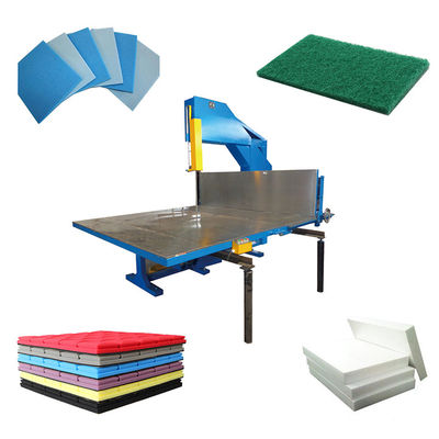 EPE PE EVA PU EPS Foam Roll Mat Drie wielen handmatige verticale meszaag snijmachine