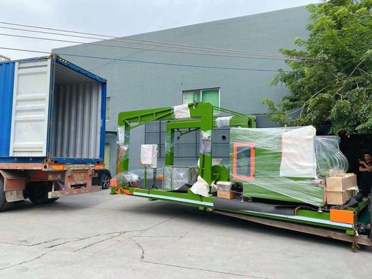 900 mm Automatische EPE EVA XPE CR EPDM Splijtmachine voor polyethyleen schuimrubber 4 kW