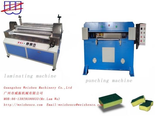 AC380/50HZ Spanning Keuken Sponge Foam Schoonmaak Pad Wasmachine Sponge maken Machine